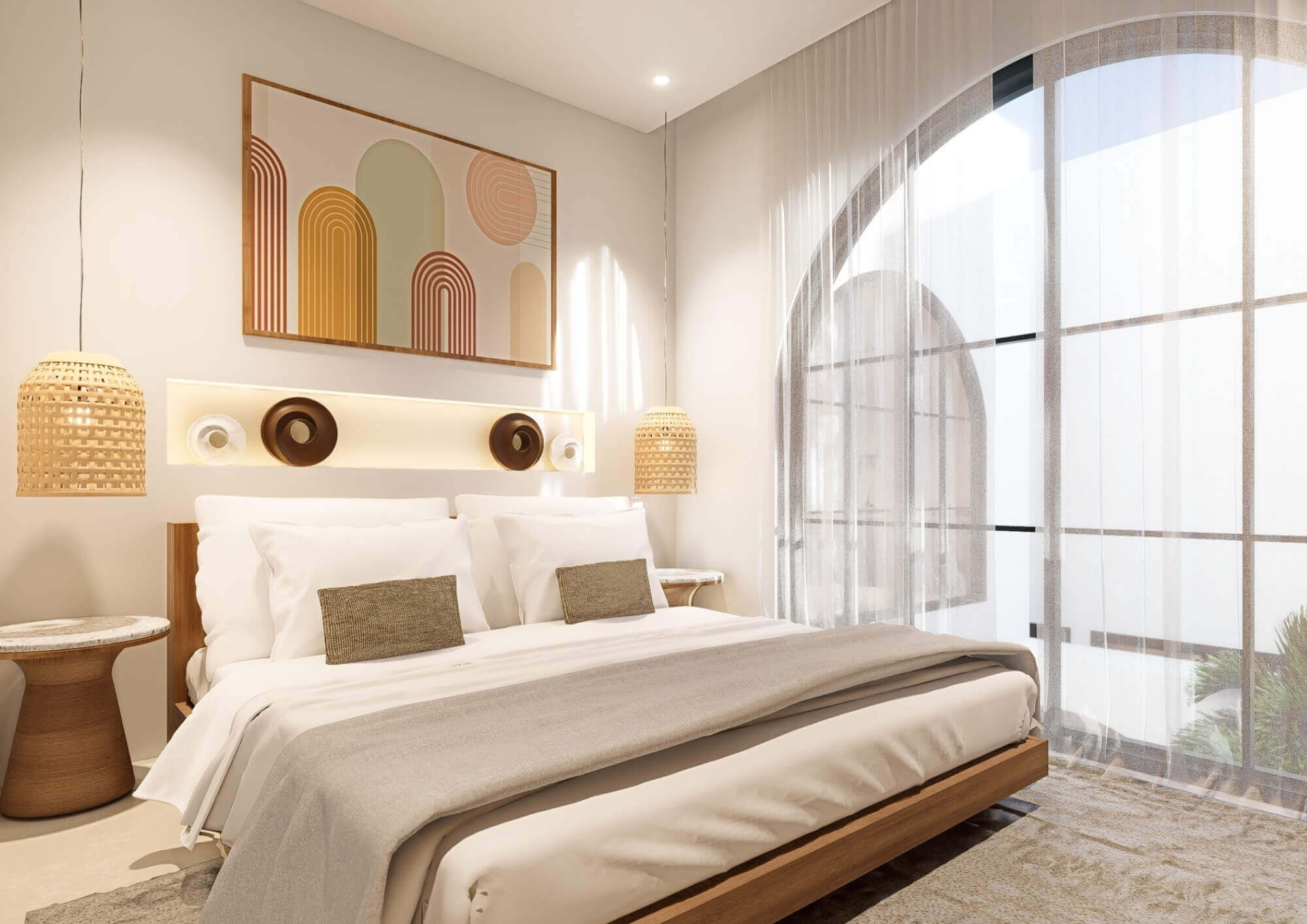 Guest bedroom at Prestige Ungasan Villa