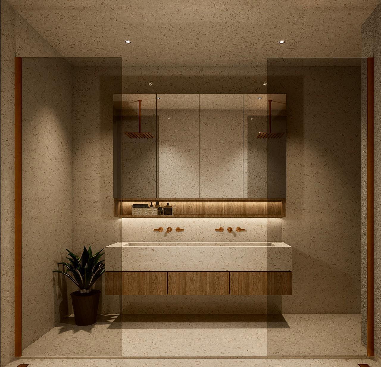 Master bathroom vanity